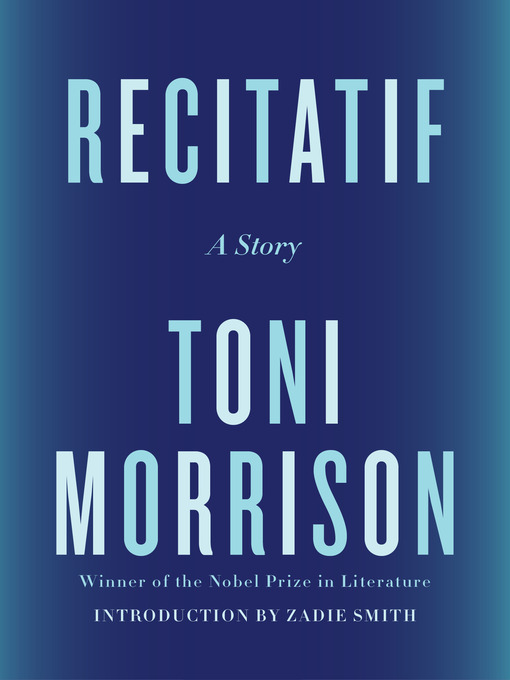 Title details for Recitatif by Toni Morrison - Available